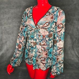 🔻2 for $10 🔻• Xhilaration • V-Neck Blouse L